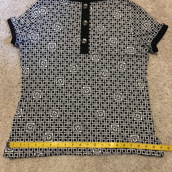 Byzantine Lion Tile and Square Weave Short Sleeve Tee - Picture 13 of 15